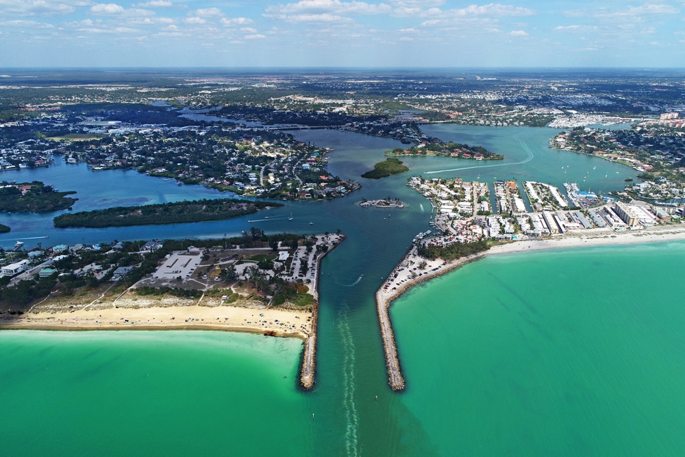The,Jetty,At,Venice,Florida,Along,Florida,Gulf,Coast,A Venice and Nokomis Florida Jetty